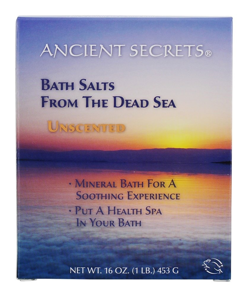 ANCIENT SECRETS Bath Salts from the Dead Sea, Unscented, 16 Ounce