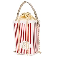 Novelty Fashion Women Crossbody Bag, Popcorn Box Style Clutch Bag for Girl Handbag Shoulder Bag Purse…