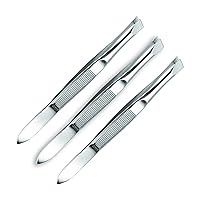Germany - Tweezers Slant Tip for Shaping Eyebrows and Tweezing Facial and Body Hair, 3 Count