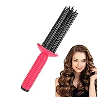 Curling Roll Comb, Air Volume Comb, Hair Fluffy Curling Roll Comb, Curly Hair Styler Tool Hair Combs, Curling Roll Comb for Curly Hair, Hair Curler Tools, Professional Hairstyling Tools, Curl Comb