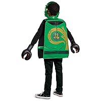 Lloyd Costume for Kids, Lego Ninjago Legacy Themed Basic Character Accessories, Single Child Size Green