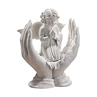 Design Toscano Prayers of an Angel Figurine Statue, 5 Inch, White