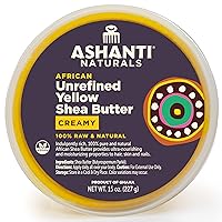 Yellow Whipped Raw Shea Butter | Unrefined African Shea Butter | Creamy Moisturizer for Easy Application - 15 oz