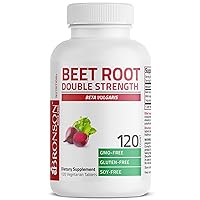 Bronson Beet Root Double Strength, Non-GMO, 120 Vegetarian Tablets