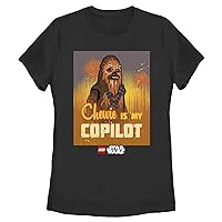 Fifth Sun Lego Star Wars Chewie Copilot Women's Short Sleeve Tee Shirt