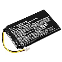 Synergy Digital GPS Battery, Compatible with Garmin Nuvi 65 GPS, (Li-ion, 3.7V, 1100mAh) Ultra High Capacity, Replacement for Garmin 361-00056-01 Battery