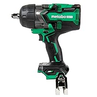 Metabo HPT 36V MultiVolt™ Cordless Impact Wrench | Tool Only - No Battery | Mid-Torque | ½-Inch Drive | 4-Stage Speed Switch | Auto Stop/Auto Slow System | IP56 Dust & Water Resistant | WR36DGQ4