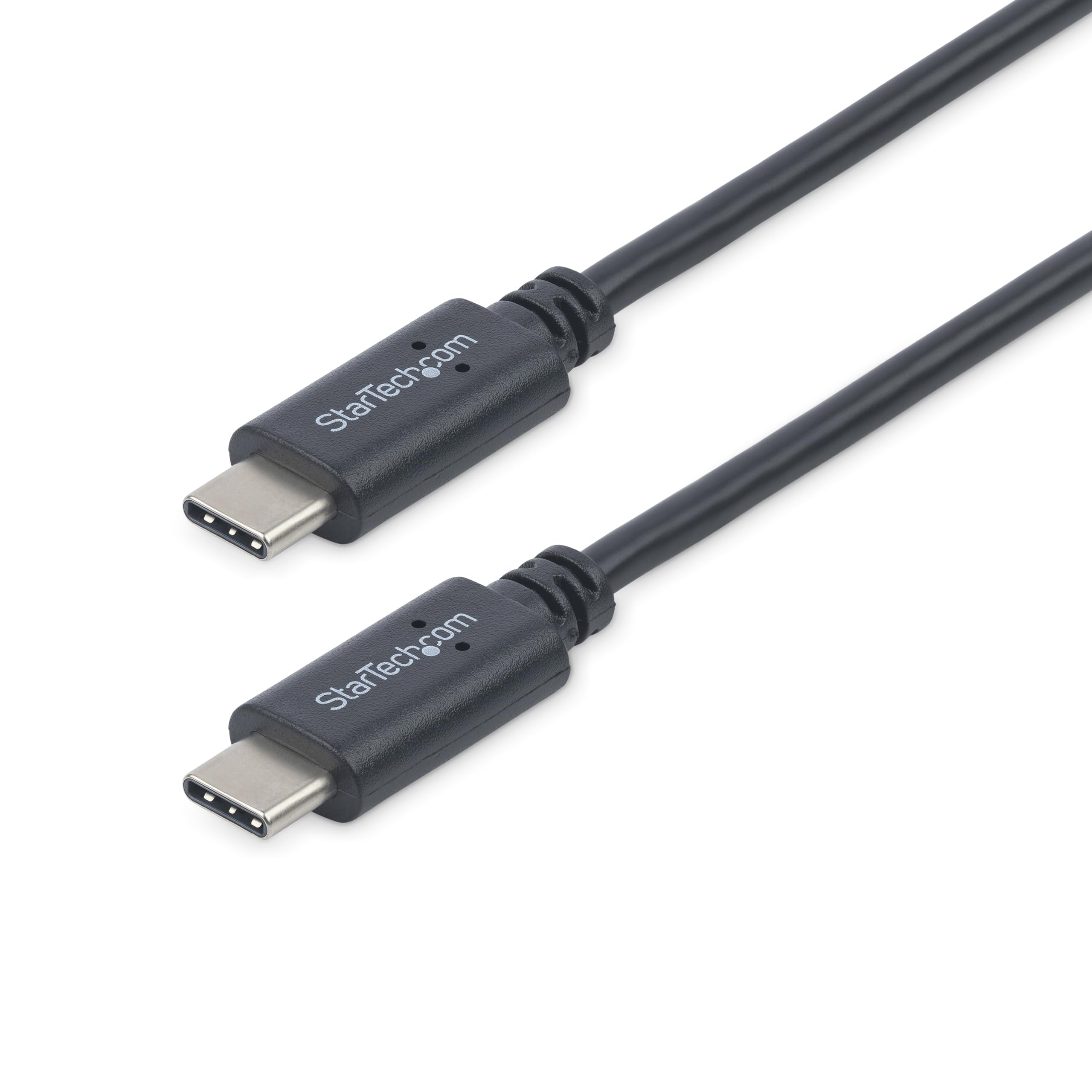 StarTech.com 1m / 3.3ft USB C to USB C Cable - USB 2.0 Type C Cable - M/M - USB-IF Certified - USB C Charging Cable - USB 2.0 (USB2CC1M),Black