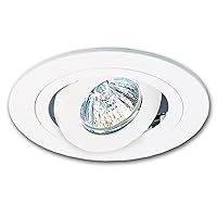 HALO 1.75 in. Aperture White Recessed Low-Voltage Gimbal Trim for 4 in. Recessed Housing