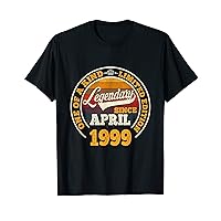 Legendary Since April 1999 24th Birthday Tee 24 Years Old T-Shirt