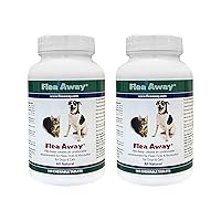 All Natural Supplement for Fleas, Ticks, and Mosquitos Prevention for Dogs and Cats, 100 Chewable Treat Tablets, 2 Pack