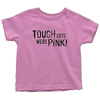 Threadrock Little Boys' Tough Guys Wear Pink Toddler T-Shirt
