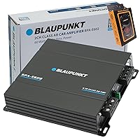 Blaupunkt BPA-E602 2-Channel Class AB Car Amplifier - 800W Max Power, 180W RMS Bridged, Compact Design for Crystal-Clear Audio Bundle with Gravity Magnet Phone Holder