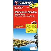 Münchens Norden - Hallertau - Freising 3114 GPS wp kompass: Fietskaart 1:70 000 (German Edition)