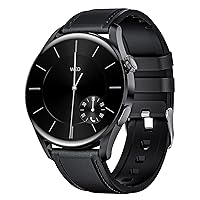 ANDFZ Smart Watch 2022(Call Receive/Dial), HD Full Touch Screen Smartwatch Fitness Tracker, Smart Watch for Women Men with Call/Text/Heart Rate(Black)
