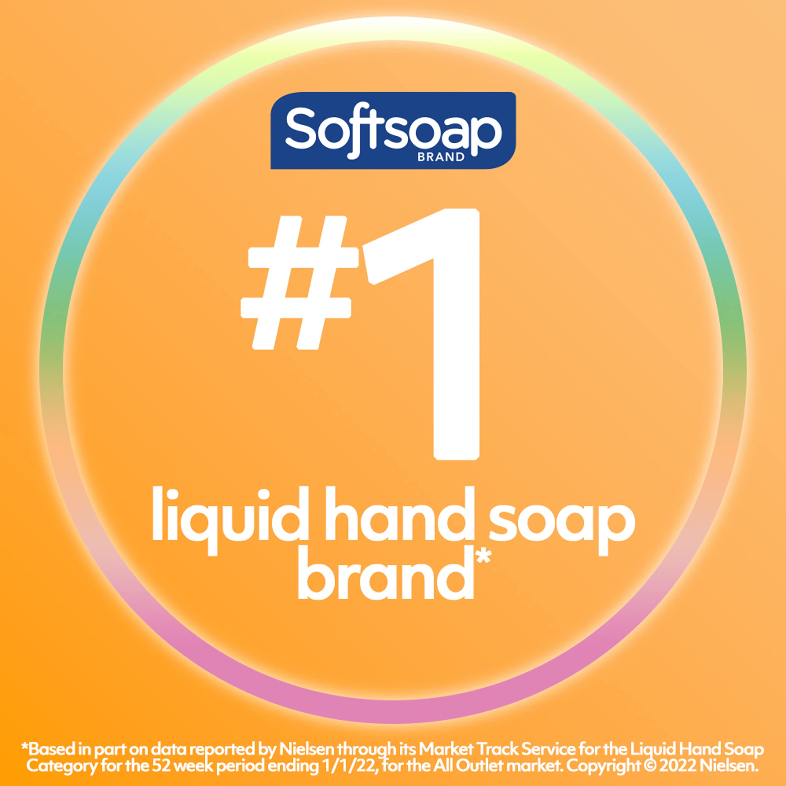 Softsoap Antibacterial Liquid Hand Soap Refill, White Tea & Berry Scented Hand Soap, 50 Ounce