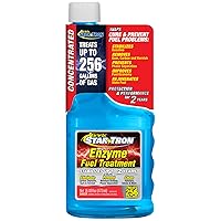 STAR BRITE Star Tron Enzyme Fuel Treatment - Concentrated Gasoline Formula - 1 oz. Treats 16 Gallons - 16 OZ (093016) Blue