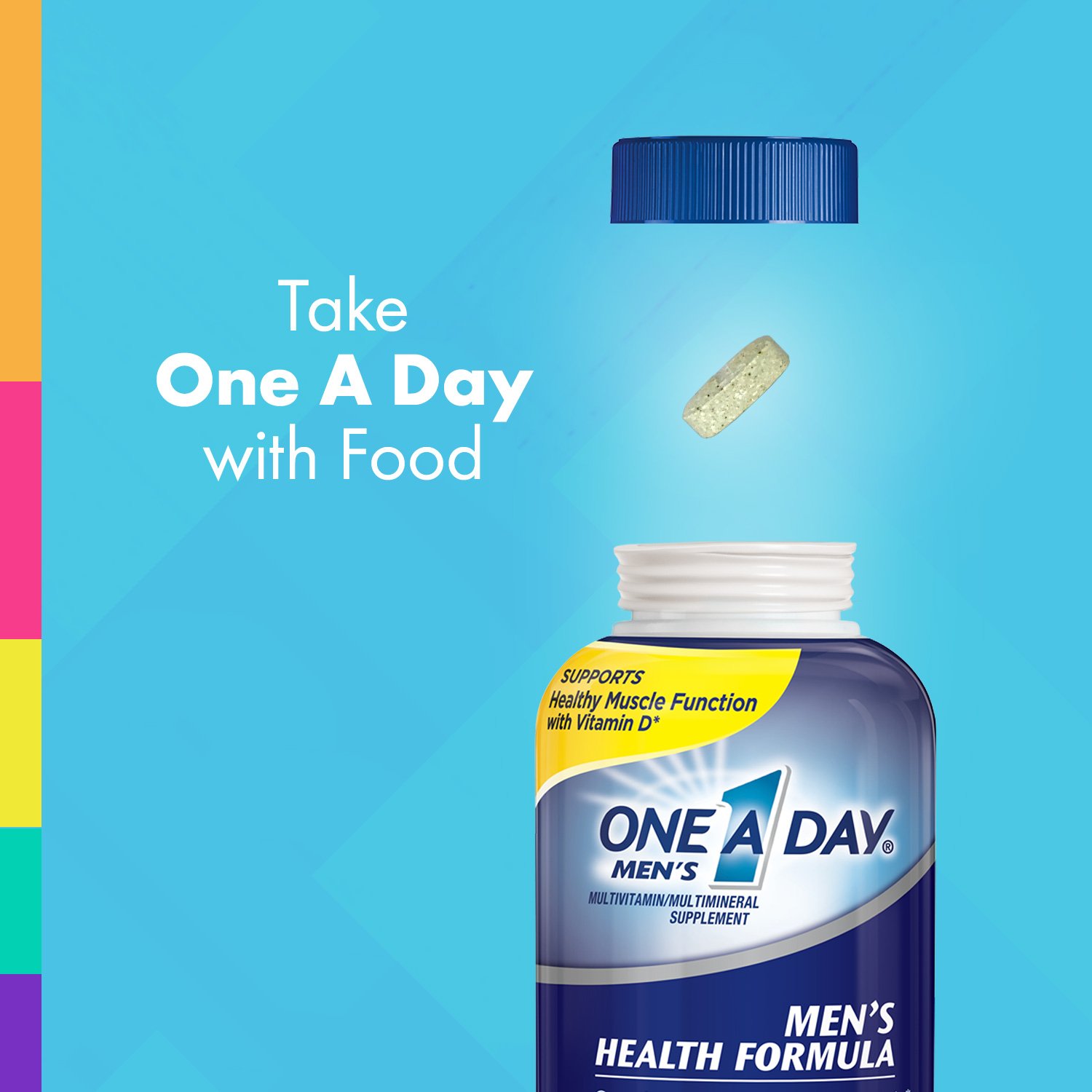 One A Day Pills Multivitamin Multimineral Supplement Tablets