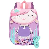 Bluboon Toddlers Backpack for Girls Cute Preschool Backpack 3D Schoolbag Toddler Bookbag for Kids