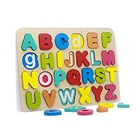 You&Xi Toddler Puzzles for Kids Age 3-4 Years Old-Wooden Learning Alphabet Preschool Puzzles…