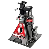 Powerbuilt 3 Ton, Bottle Jack and Jack Stands in One, 6000 Pound Capacity, All-in-One Car Lift, Heavy Duty Vehicle Unijack, Wide Base, 620471