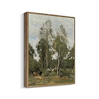 Creoate Canvas Wall Art for Home Decor,Farmhouse Wall Decor for Living Room, Country Landscape Painting for Bedroom, Framed Art Prints for Office，Framed