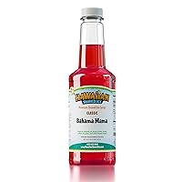 Syrup Pint, Bahama Mama Flavor, Great For Slushies, Italian Soda, Popsicles, & More, No Refrigeration Needed, Contains No Nuts, Soy, Wheat, Dairy, Starch, Flour, or Egg Products