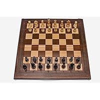 Clasic Chess Set Wooden - Personalized Armenian Carved Board