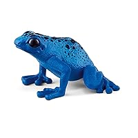 Schleich Wild Life New 2023, Wild Animal Rainforest Jungle Toys for Kids, Poison Dart Frog Toy, Blue, Ages 3+