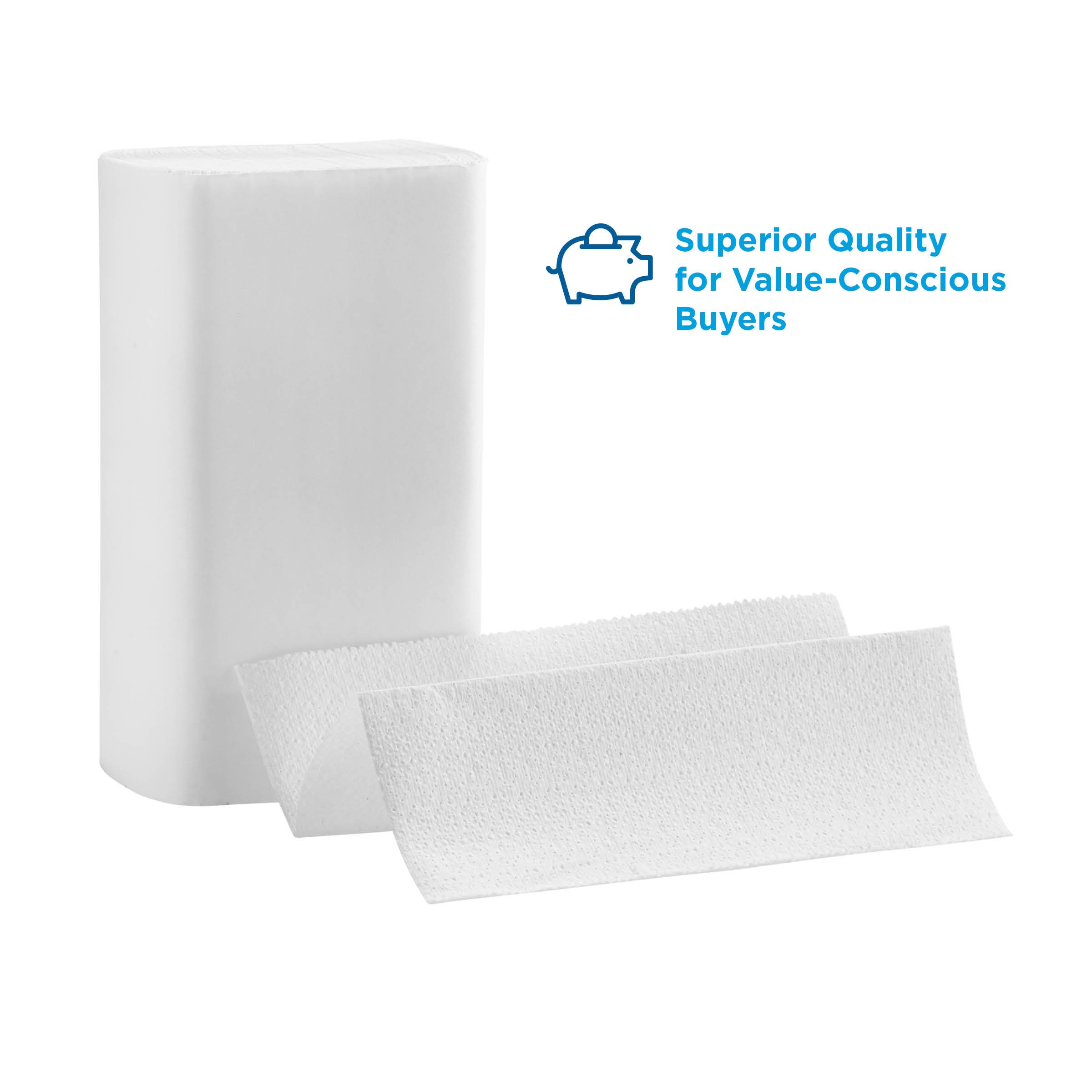Pacific Blue Select Multifold Premium 2-Ply Paper Towels by GP PRO (Georgia-Pacific); White; 21000; 125 Paper Towels Per Pack; 16 Packs Per Case