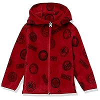 Amazon Essentials Disney | Marvel | Star Wars Boys and Toddlers' Polar Fleece Full-Zip Hooded Jacket
