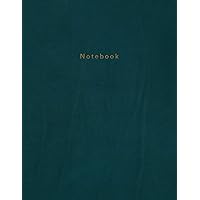 Notebook: Beautiful dark blue/green leather style with gold lettering | 150 College-ruled lined pages 8.5 x 11 (Leather collection) Notebook: Beautiful dark blue/green leather style with gold lettering | 150 College-ruled lined pages 8.5 x 11 (Leather collection) Paperback