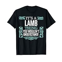 It's Lamb Thing You Wouldn't Understand Funny Men Women T-Shirt