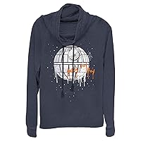 STAR WARS Moon Drip Women's Cowl Neck Long Sleeve Knit Top