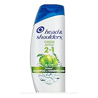 Head and Shoulders Green Apple Anti-Dandruff 2 in 1 Shampoo and Conditioner, 23.7 fl oz