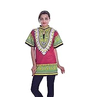 Women's Long Top Banjara Print Cotton Tunic Kurti 3/4 Sleeve Maroon Color Plus Size