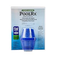 Pool RX 101001 6 Month Algaecide Blue Treats 7.5k-20k gallons, Single, Unit