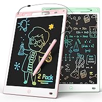 2PACK LCD Writing Tablet (Pink＆Green),Toddler Drawing Board Toys for Kids Learning & Education,10in Erasable Drawing Doodle Board,Toddler Birthday Gift for Boys Girls 3 4 5 6 7 8 Year Old