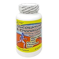 ARYMAR Glucosamine & Chondroitin 1500mg-1200mg with Collagen, Supports Joint Health (90 Caps/Pack of 1)