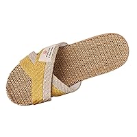 Womens Slides Sandals Cloud Slippers Spring Autumn Ladies Footwear Women House Shoes Home Slippers Flip Flops Flax Cloud Slides for Women Pillow Slippers