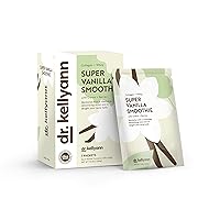 Dr. Kellyann’s Super Vanilla Smoothie – Supercharged Collagen + Protein Shakes, Keto + Paleo Friendly, Supports Skin, Hair + Gut, 7 Pack