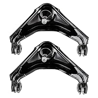 Detroit Axle - Front Upper Control Arms w/Ball Joints for GMC Chevy Silverado Sierra 1500 2500 3500 HD Suburban Yukon XL Avalanche 2500 Hummer H2, 2 Upper Control Arms w/Ball Joints Replacement