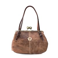 Ainsof ASE1253-HP (124010) Women's Tote Bag, Handbag, Cute, Genuine Leather, Girls, Genuine Leather, Beige (21)