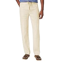 Hat and Beyond Mens Premium Soft Linen Pants Wrinkle Resistant Flat Front Classic Slacks