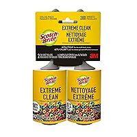 Scotch-Brite Extreme Clean Lint Roller, 50 Percent Stickier, Works Great On Pet Hair, 100 Sheets