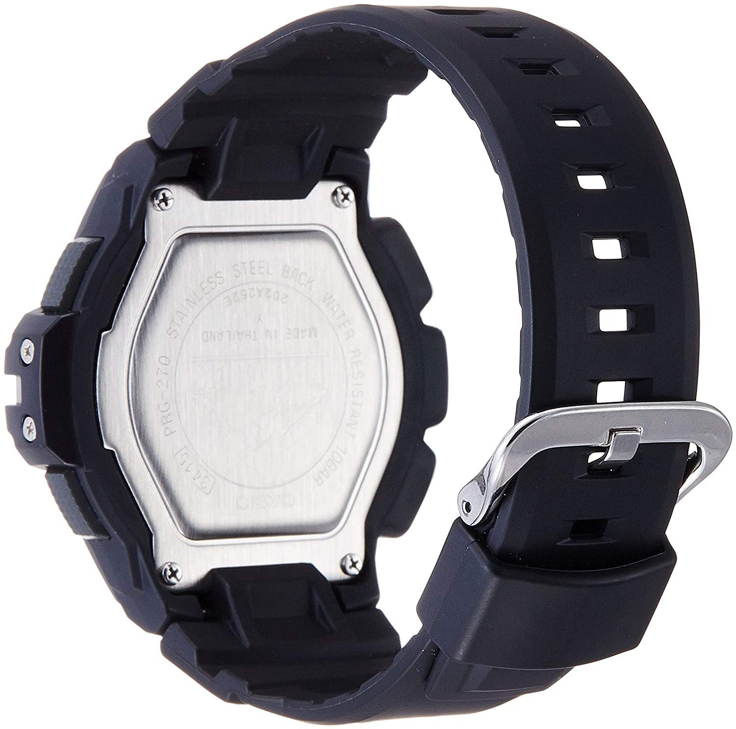 Casio Herren Digital Quarz Uhr mit Resin Armband PRG-270-1ER