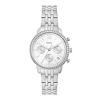 FOSSIL Neutra Watch for Women, Chronograph movement with Stainless steel or Leather Strap