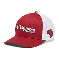 Columbia Women's PFG Logo Mesh Ball Cap-High Crown