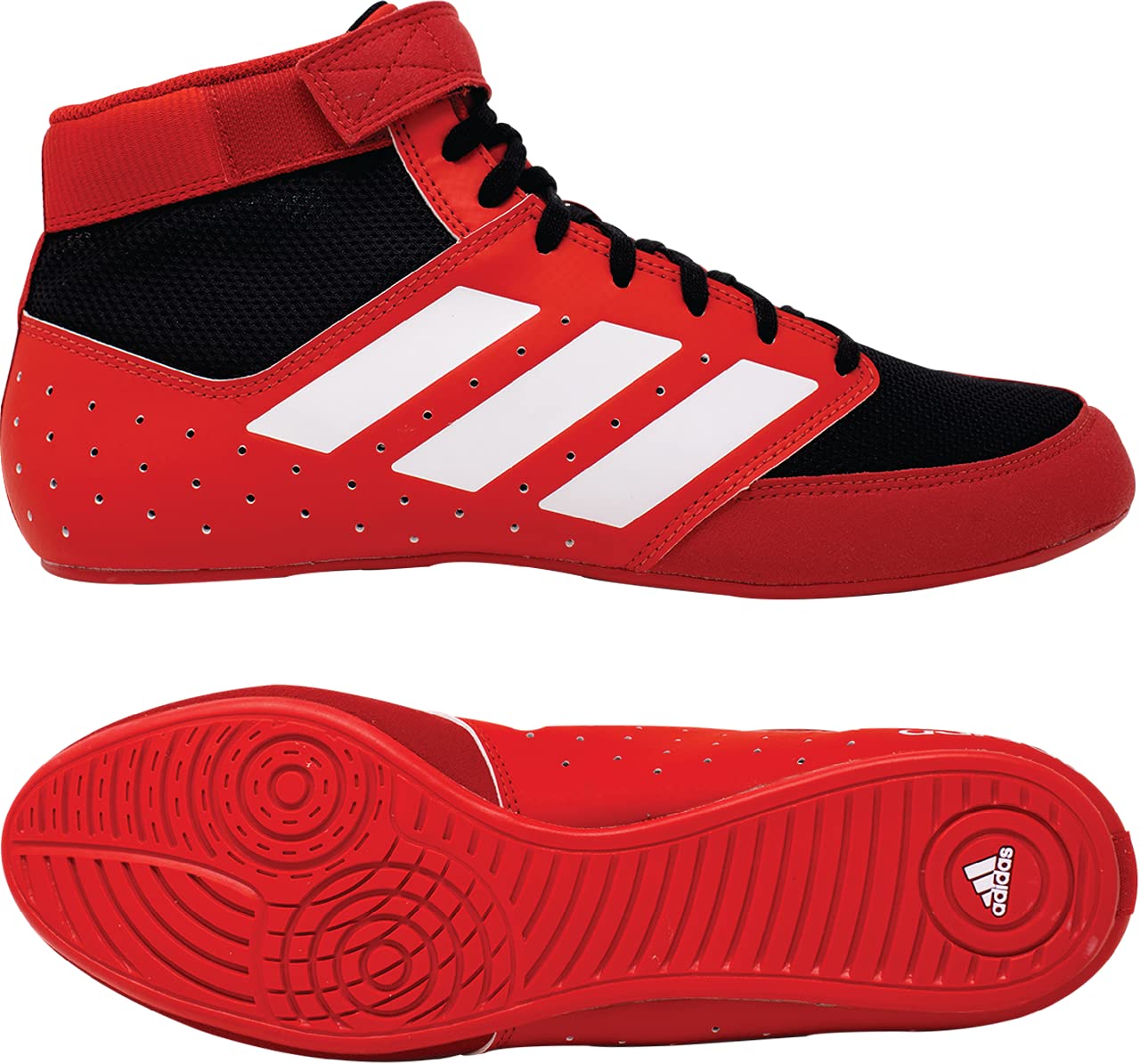 adidas Men's Mat Hog 2.0 Sneaker, Red/Black/White, 10.5