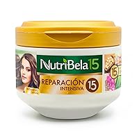Nutribela 15 | Reparacion Intensiva Tratamiento | Intensive Repair Hair Mask & Conditioner Treatment 300mL - Colombia